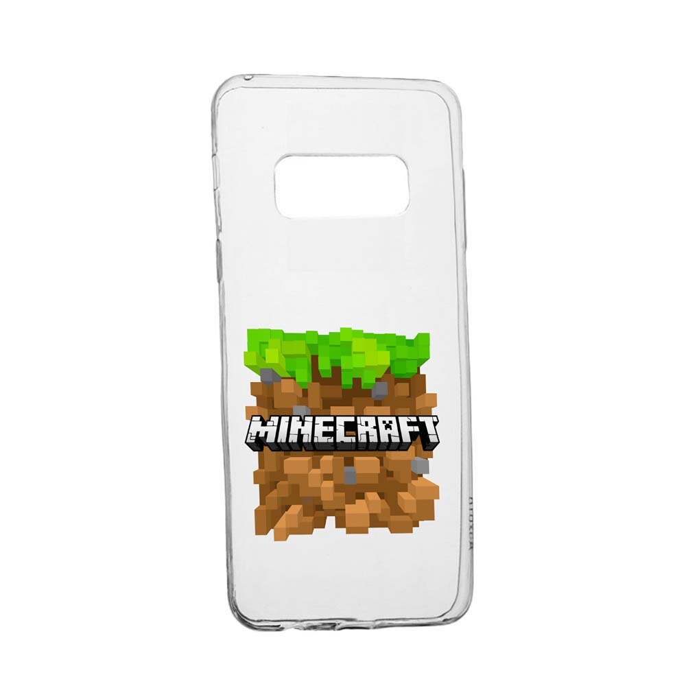 Husa Minecraft, pentru Samsung Galaxy Note 8, rezistenta la uzura, anti-alunecare, din silicon Premium, 726