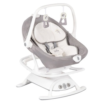 Leagan si balansoar Joie Sansa 2 in 1 Fern, rotativ, Gri Leagan si balansoar Joie Sansa 2 in 1 Fern, rotativ, Gri
