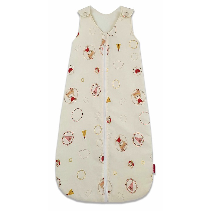 Sac de dormit, KidsDecor, iarna 2.5 tog Mici indieni 110 cm