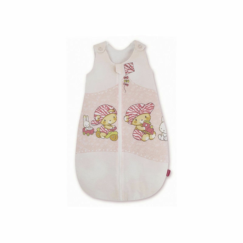 Sac de dormit, KidsDecor, primavara 0.8 tog Hai la joaca roz 60 cm