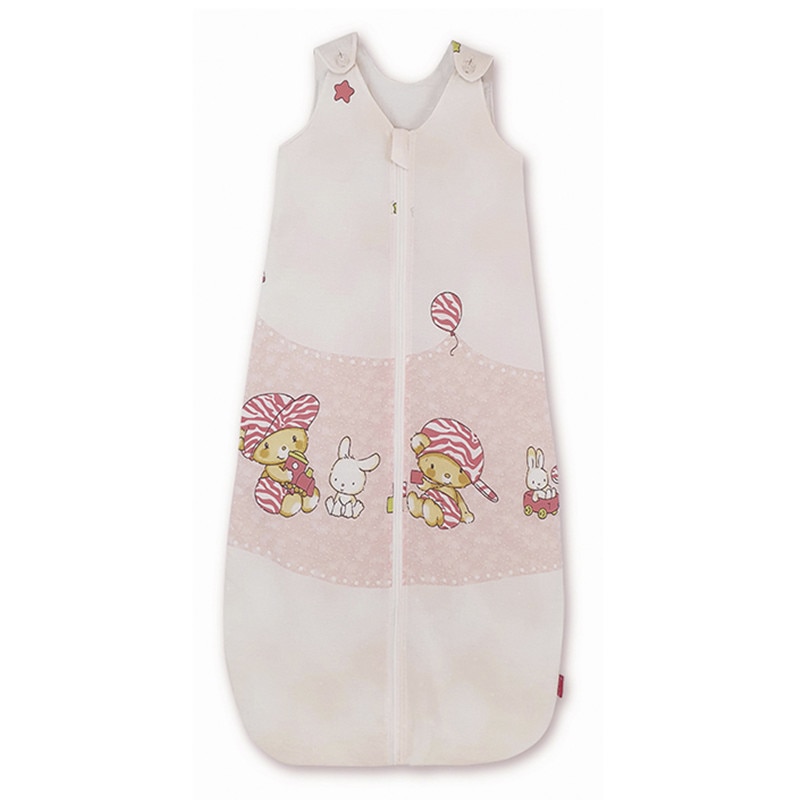 Sac de dormit, KidsDecor, toamna 1 tog Hai la joaca roz 140 cm