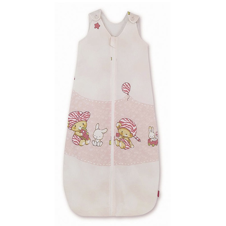 Sac de dormit, KidsDecor, iarna 2.5 tog Hai la joaca roz 130 cm