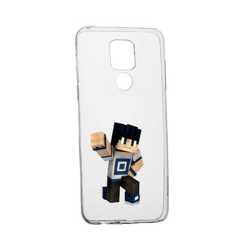 Husa Minecraft, pentru Huawei Mate 20 X, rezistenta la uzura, anti-alunecare, din silicon Premium, 725 Husa Minecraft, pentru Huawei Mate 20 X, rezistenta la uzura, anti-alunecare, din silicon Premium, 725