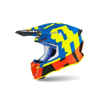 Casca protectie, Airoh Twist 2.0 frame azure matt, Multicolor, L Casca protectie, Airoh Twist 2.0 frame azure matt, Multicolor, L