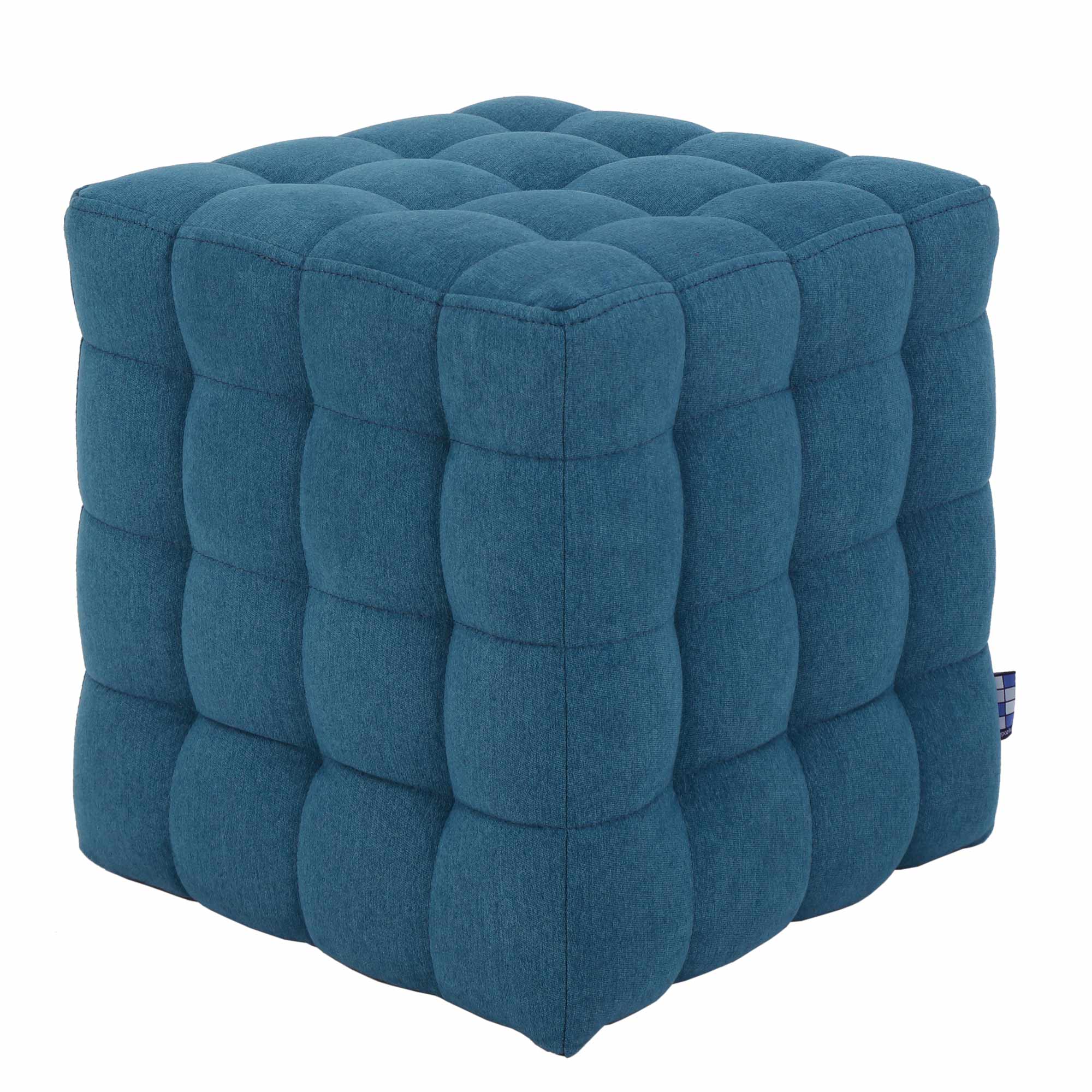 Taburet Bump, stofa Turcoaz D78