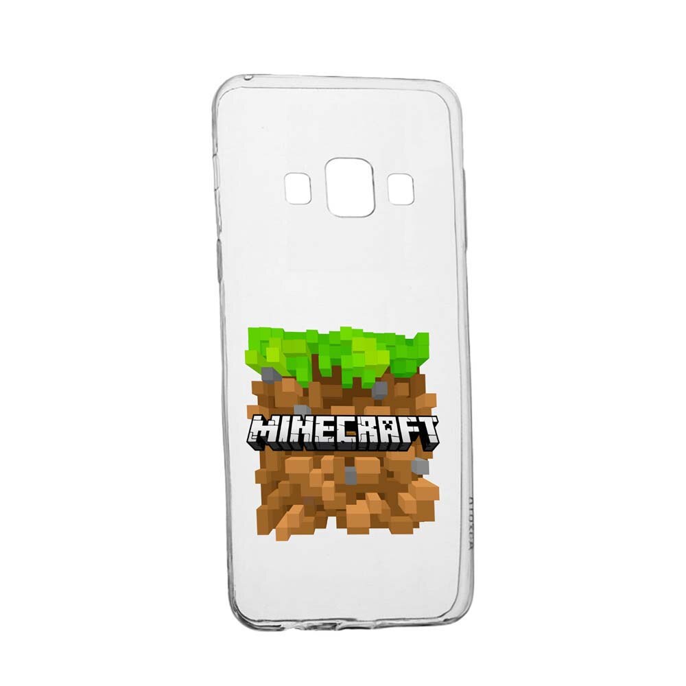 Husa Minecraft, pentru Samsung Galaxy J7 2016, rezistenta la uzura, anti-alunecare, din silicon Premium, 726