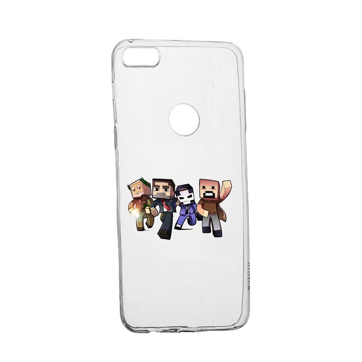 Майнкрафт Калъф за HTC Desire 12 Plus Устойчив на износване Противоплъзгащ Премиум силикон 727