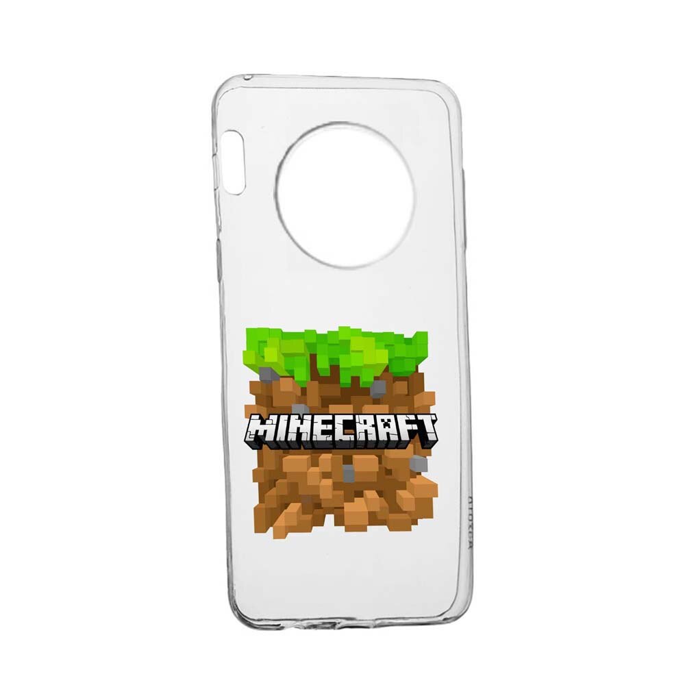 Husa Minecraft, pentru Huawei Mate 30, rezistenta la uzura, anti-alunecare, din silicon Premium, 726