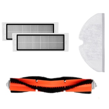Kit accesorii originale Xiaomi Roborock pentru s50 s55, Filtru 2 buc, Perie tambur, mop de microfibra Kit accesorii originale Xiaomi Roborock pentru s50 s55, Filtru 2 buc, Perie tambur, mop de microfibra