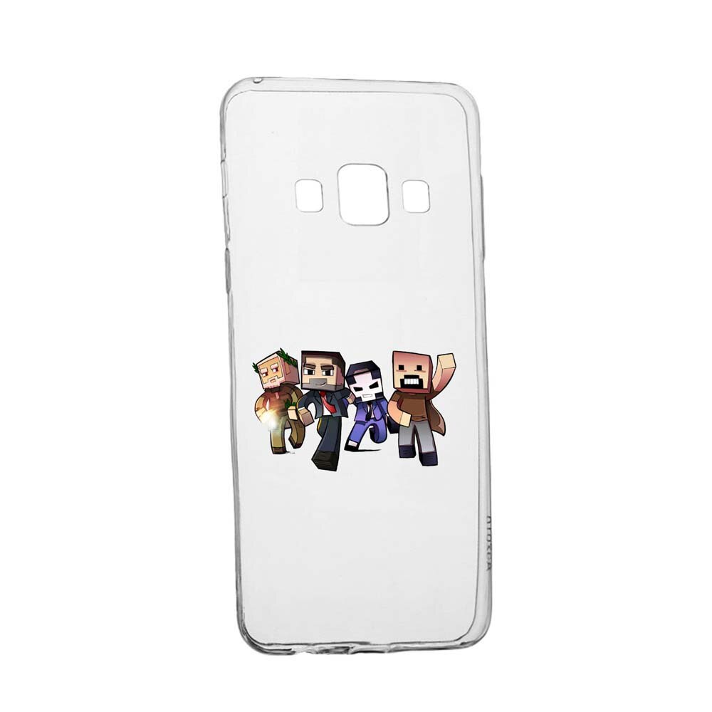 Husa Minecraft, pentru Samsung Galaxy J5 2016, rezistenta la uzura, anti-alunecare, din silicon Premium, 727