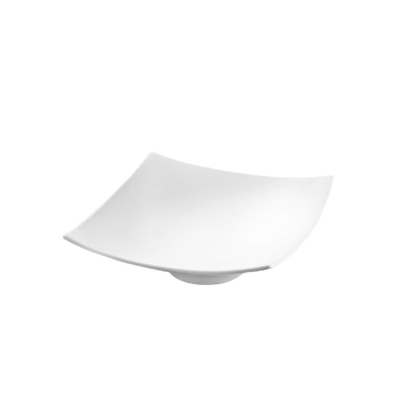 Farfurie patrata aperitive/salata/sushi 18.5 cm