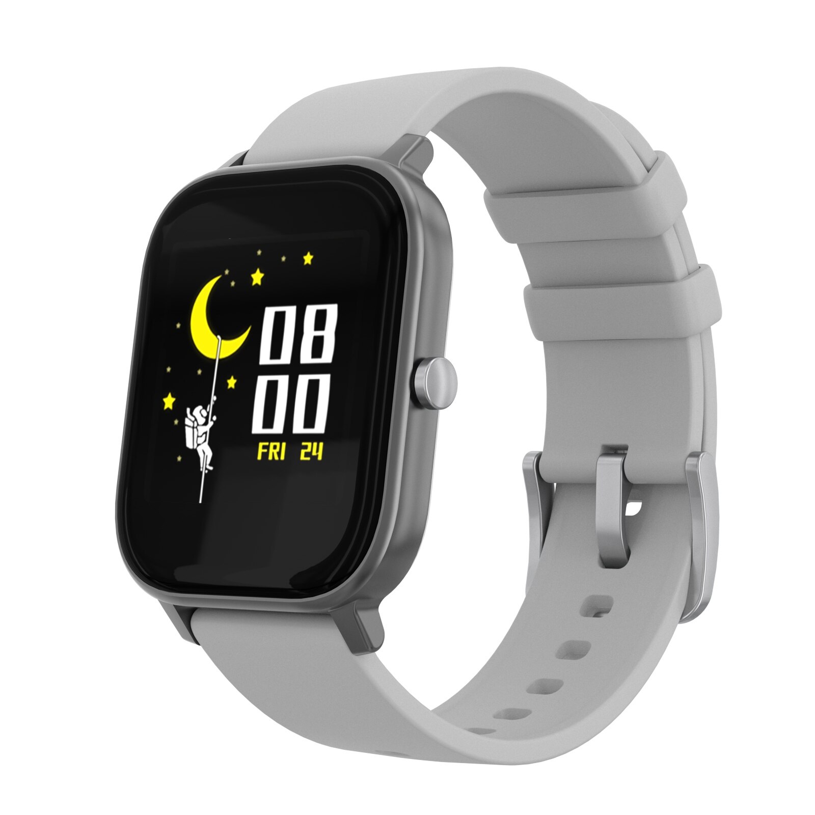 Smartwatch PowerLocus Bluetooth, Full Touch 1.4inch Display, gri