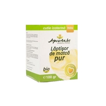 Laptisor de Matca Pur Eco 100gr Api Vitalis Laptisor de Matca Pur Eco 100gr Api Vitalis