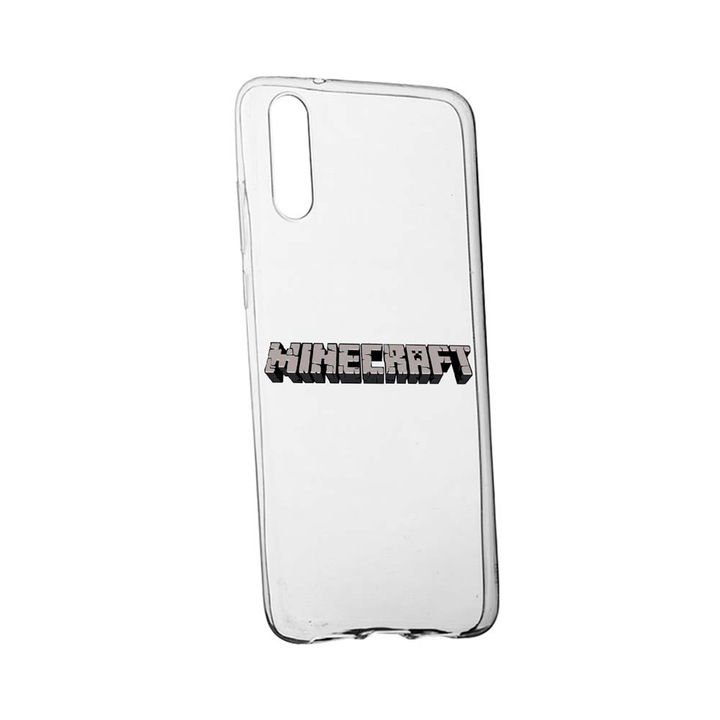 Husa Minecraft, pentru Samsung Galaxy A70 / Galaxy A70S, rezistenta la uzura, anti-alunecare, din silicon Premium, 729