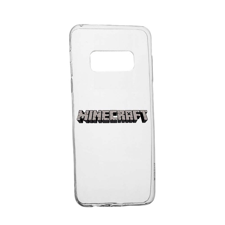 Husa Minecraft, pentru Samsung Galaxy Note 9, rezistenta la uzura, anti-alunecare, din silicon Premium, 729