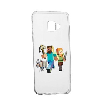 Husa Minecraft, pentru Samsung Galaxy A5 2017, rezistenta la uzura, anti-alunecare, din silicon Premium, 730 Husa Minecraft, pentru Samsung Galaxy A5 2017, rezistenta la uzura, anti-alunecare, din silicon Premium, 730