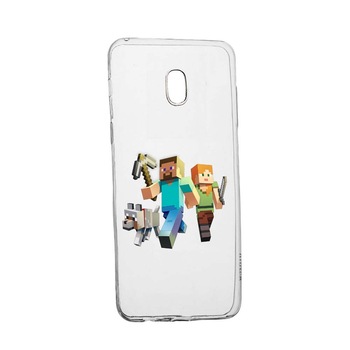 Husa Minecraft, pentru Samsung Galaxy J5 2017, rezistenta la uzura, anti-alunecare, din silicon Premium, 730 Husa Minecraft, pentru Samsung Galaxy J5 2017, rezistenta la uzura, anti-alunecare, din silicon Premium, 730