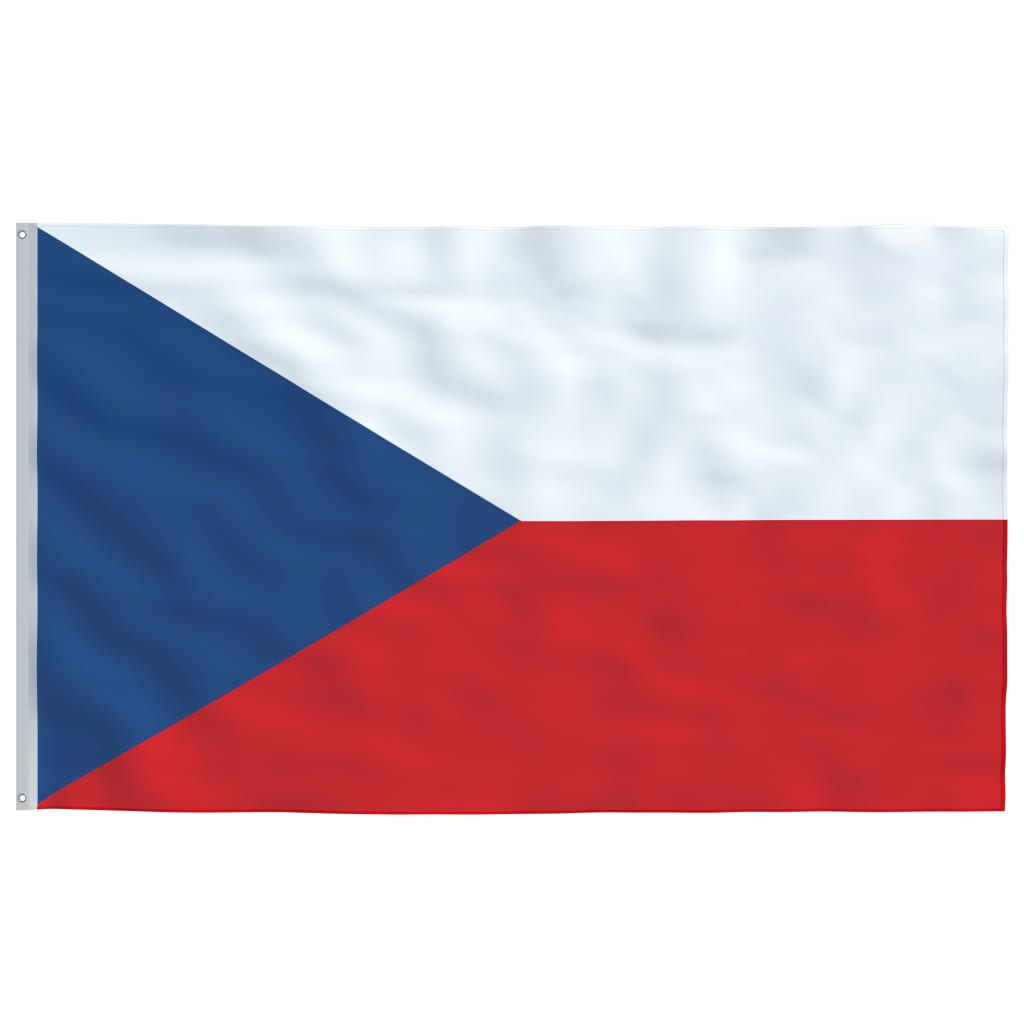 Steag national Cehia, vidaXL, Poliester 68D, 90 x 150, Multicolor