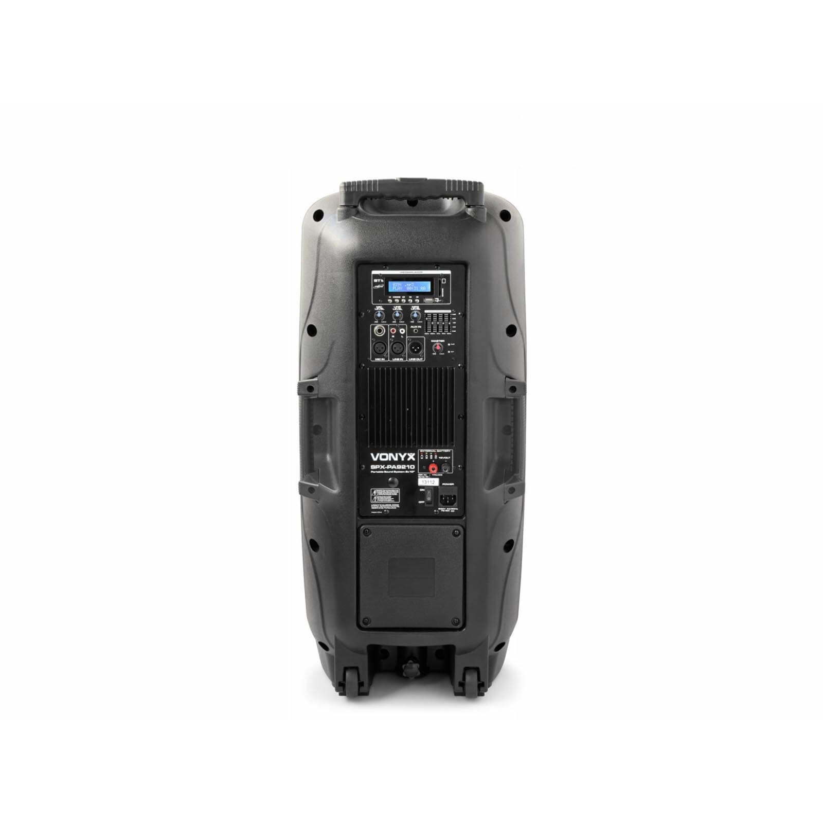 Boxa portabila Vonyx SPX-210ACCU (2x25 cm) 500w cu baterie (2xMik + MP3 + FM + Bluetooth)