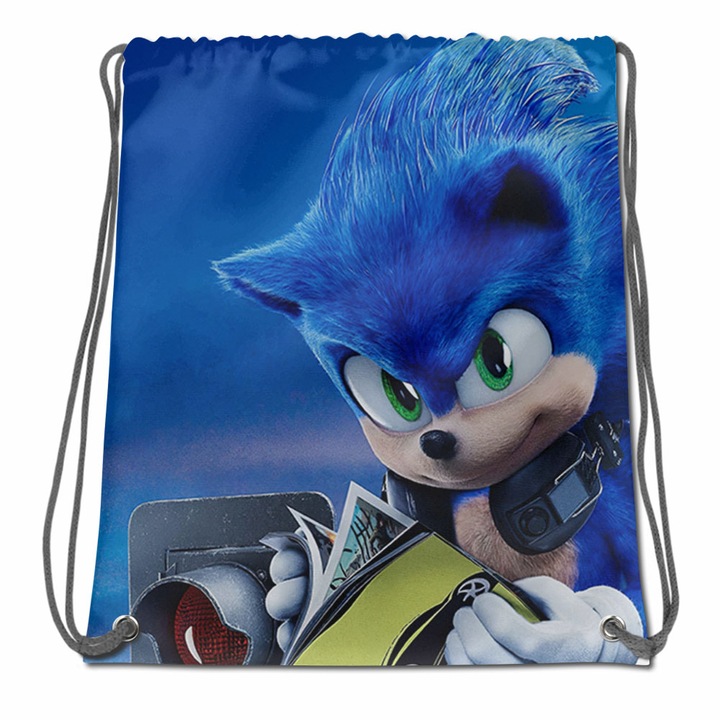 Rucsac Art Kids,Sonic the Hedgehog Movie 2020, Decoratiuni, 38 x 48 cm