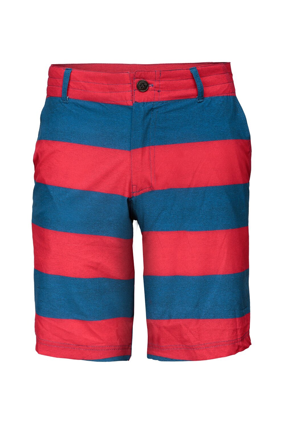 Fundango, Pantaloni scurti de baie, cu snur, Rosu inchis/Bleumarin, 33