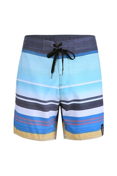 Fundango, Pantaloni scurti de baie, cu snur Salimu, Albastru/Galben/Roz somon Fundango, Pantaloni scurti de baie, cu snur Salimu, Albastru/Galben/Roz somon