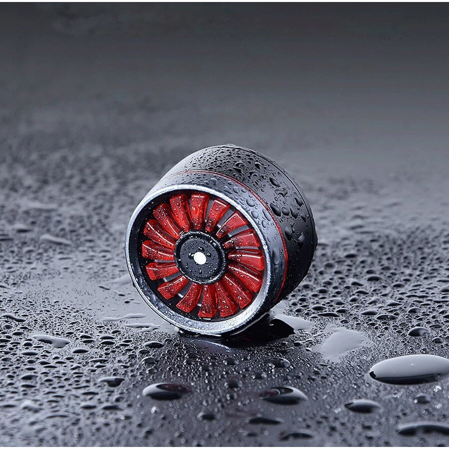 Stop bicicleta inteligent, Huerler® T09, SMD LED, rezistent la apa, activare automata la frana, rotund, 6 moduri luminare, aluminiu, 300mAh, incarcare USB, negru