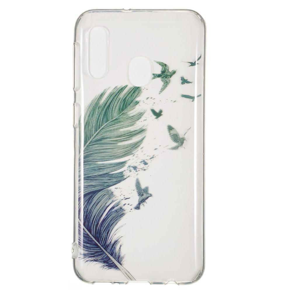 Husa Samsung Galaxy A20e model Feather, Silicon, TPU, Viceversa Multicolor