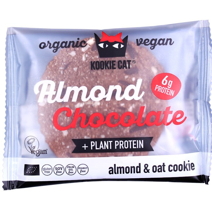Cookie cu migdale si ciocolata neagra, fara gluten, eco 50g