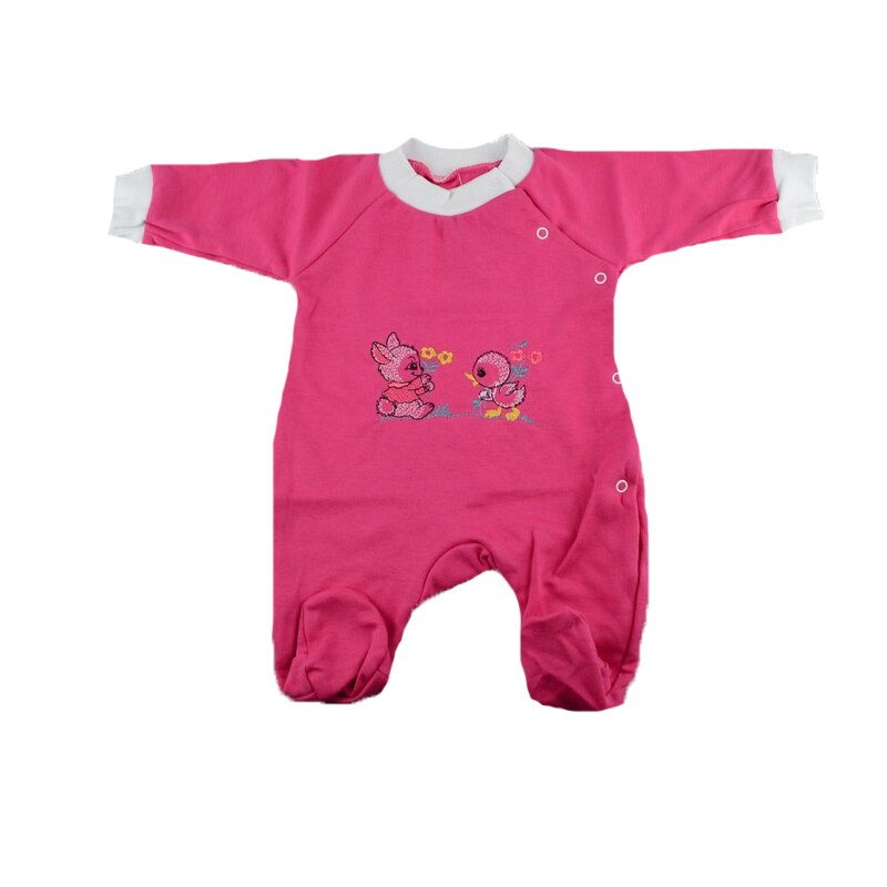 Salopeta cu maneca lunga pentru fete Pifou Model 16 M16-F1, Fucsia, 50