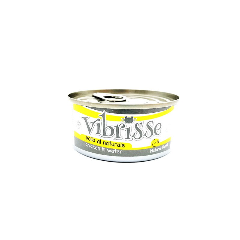 Set hrana umeda pentru pisici, Vibrisse, pui, Natural Food, 4x140 g, C1018358