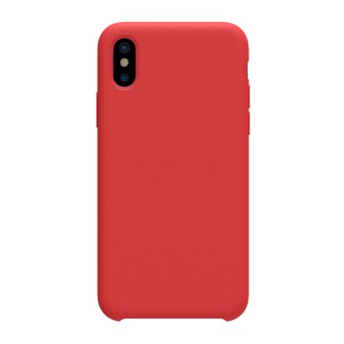 Husa protectie Bibilel, Soft silicon, iPhone X, bumper ultraslim, capac de protectie, Rosu, BBL1635