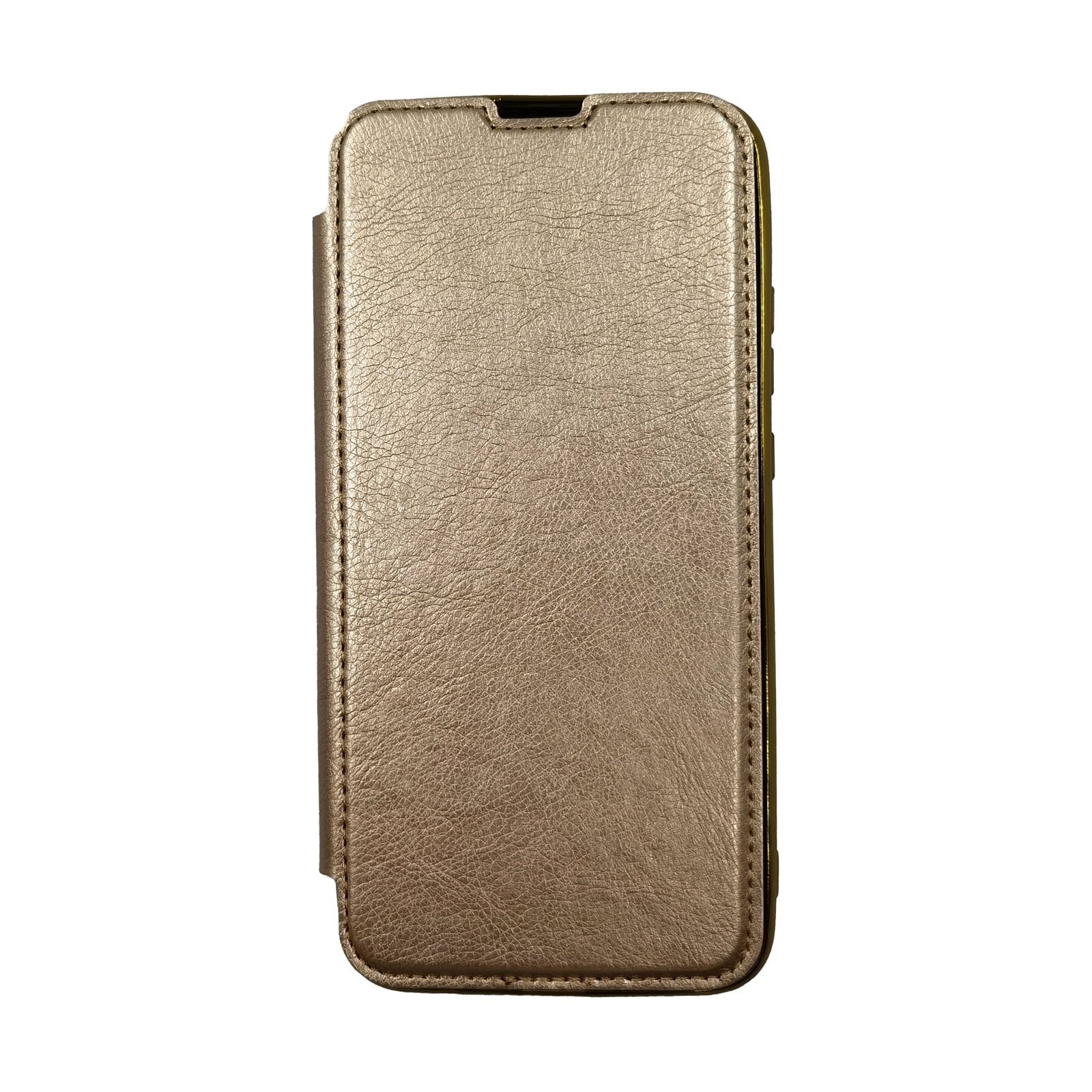 Husa Flip Carte Huawei P40 Lite E model Electrobook Cu Suport Card, Antisoc, Viceversa Auriu