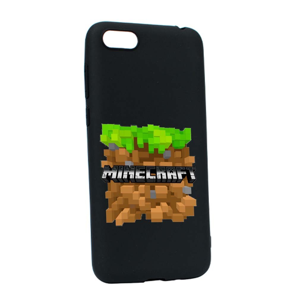 Husa Apple iPhone 7 / 8, Minecraft, rezistenta la uzura, anti-alunecare, din silicon Premium, B726