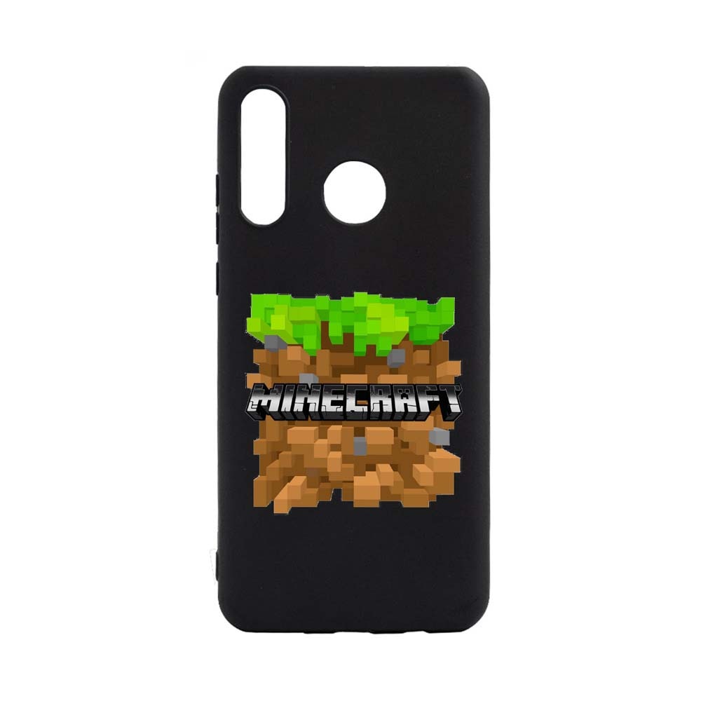 Husa Huawei P30 Lite, Minecraft, rezistenta la uzura, anti-alunecare, din silicon Premium, B726