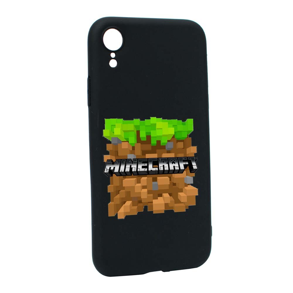 Husa Apple iPhone XR, Minecraft, rezistenta la uzura, anti-alunecare, din silicon Premium, B726