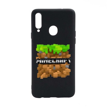 Husa Samsung Galaxy A20S, Minecraft, rezistenta la uzura, anti-alunecare, din silicon Premium, B726 Husa Samsung Galaxy A20S, Minecraft, rezistenta la uzura, anti-alunecare, din silicon Premium, B726