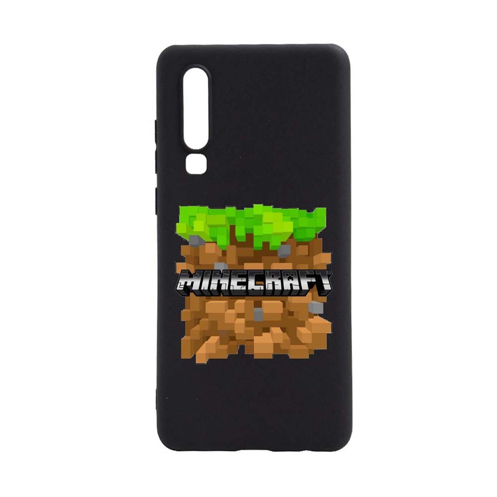 Husa Huawei P30, Minecraft, rezistenta la uzura, anti-alunecare, din silicon Premium, B726