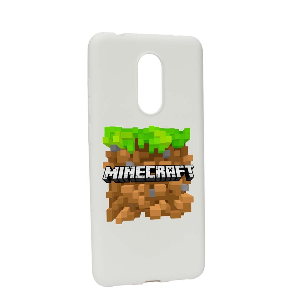 Husa Xiaomi Redmi Note 5 / Redmi 5 Plus, Minecraft, rezistenta la uzura, anti-alunecare, din silicon Premium, W726