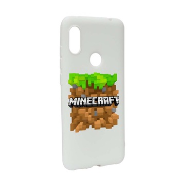 Husa Xiaomi Redmi Note 5 Pro, Minecraft, rezistenta la uzura, anti-alunecare, din silicon Premium, W726 Husa Xiaomi Redmi Note 5 Pro, Minecraft, rezistenta la uzura, anti-alunecare, din silicon Premium, W726