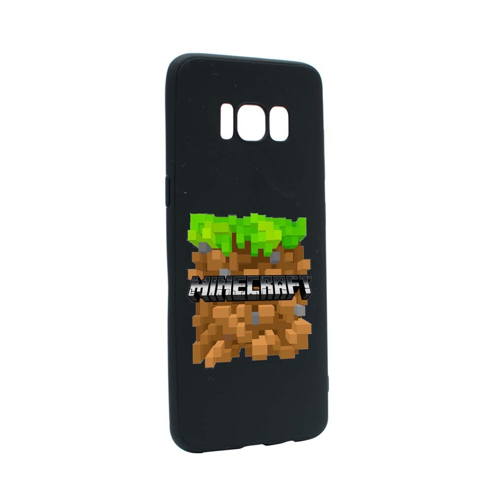 Husa Samsung Galaxy S8, Minecraft, rezistenta la uzura, anti-alunecare, din silicon Premium, B726