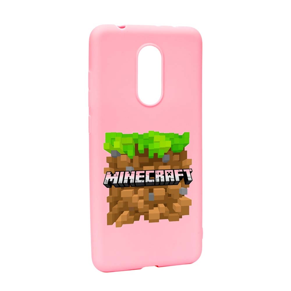 Husa Xiaomi Redmi Note 5 / Redmi 5 Plus, Minecraft, rezistenta la uzura, anti-alunecare, din silicon Premium, P726