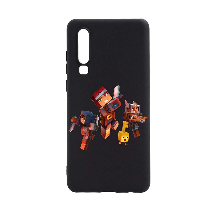Huawei P30 Minecraft Устойчив на износване противоплъзгащ премиум силиконов калъф B724