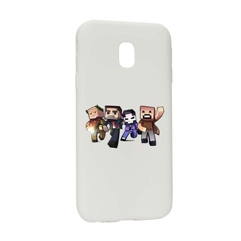 Husa Samsung Galaxy J3 2018, Minecraft, rezistenta la uzura, anti-alunecare, din silicon Premium, W727 Husa Samsung Galaxy J3 2018, Minecraft, rezistenta la uzura, anti-alunecare, din silicon Premium, W727