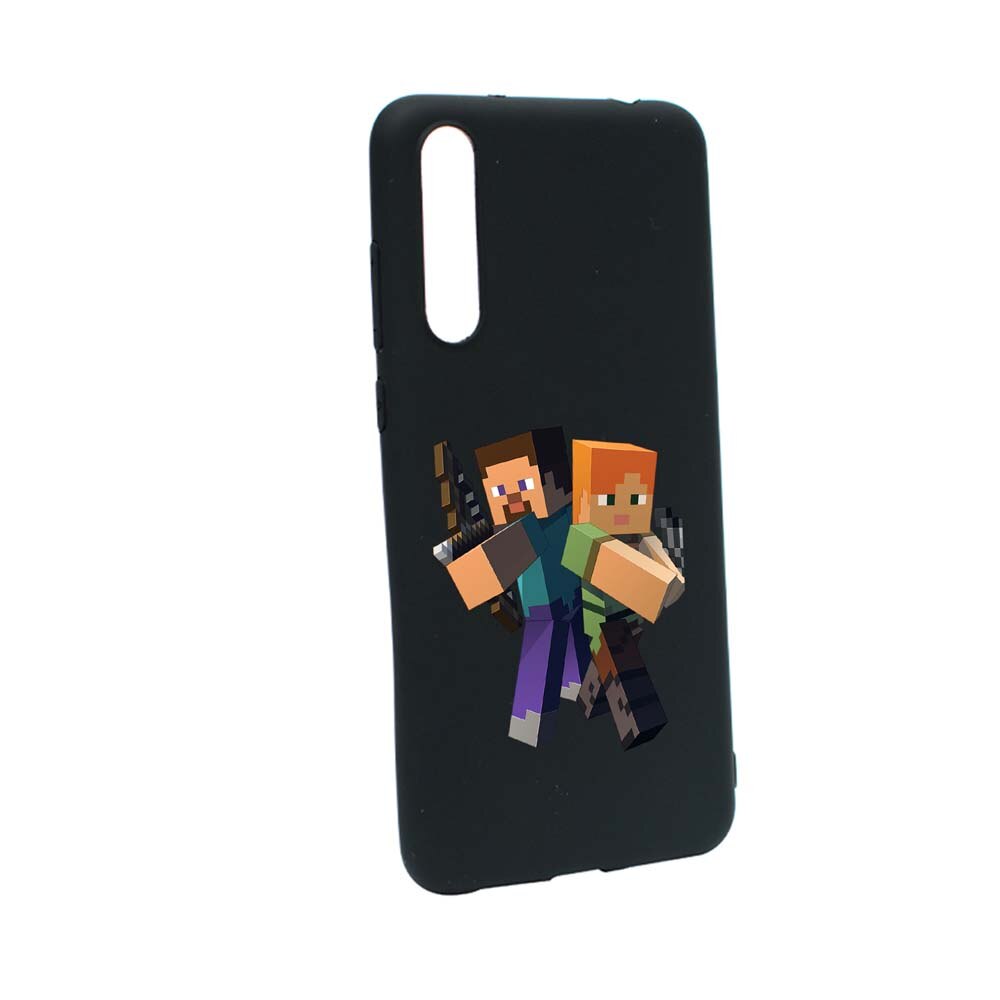 Husa Samsung Galaxy A70 / A70s, Minecraft, rezistenta la uzura, anti-alunecare, din silicon Premium, B728