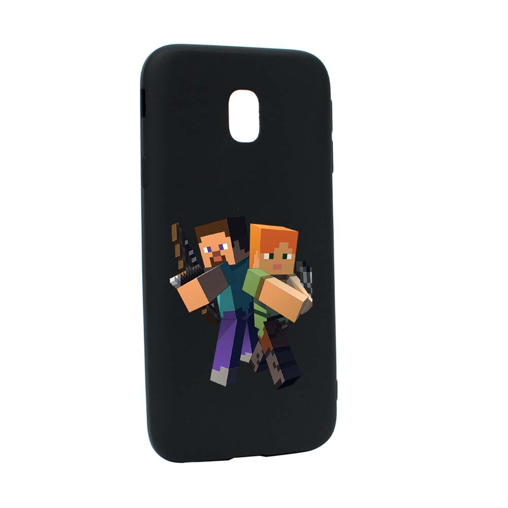 Husa Xiaomi Redmi 8A, Minecraft, rezistenta la uzura, anti-alunecare, din silicon Premium, B728