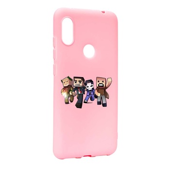 Husa Xiaomi Redmi Note 5 Pro, Minecraft, rezistenta la uzura, anti-alunecare, din silicon Premium, P727 Husa Xiaomi Redmi Note 5 Pro, Minecraft, rezistenta la uzura, anti-alunecare, din silicon Premium, P727