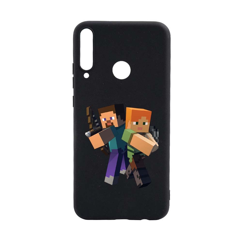 Husa Huawei P40 Lite E, Minecraft, rezistenta la uzura, anti-alunecare, din silicon Premium, B728