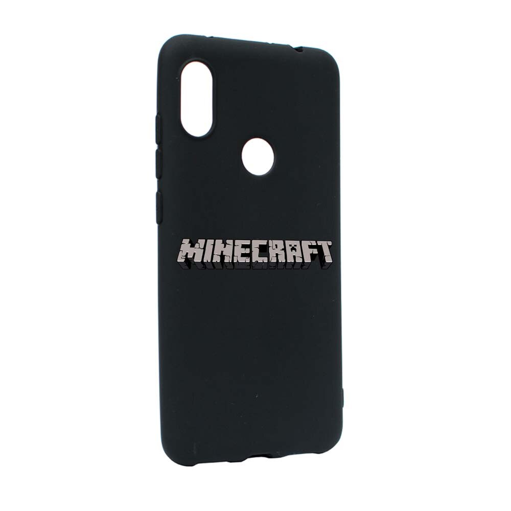 Husa Huawei Y6 2019, Minecraft, rezistenta la uzura, anti-alunecare, din silicon Premium, B729