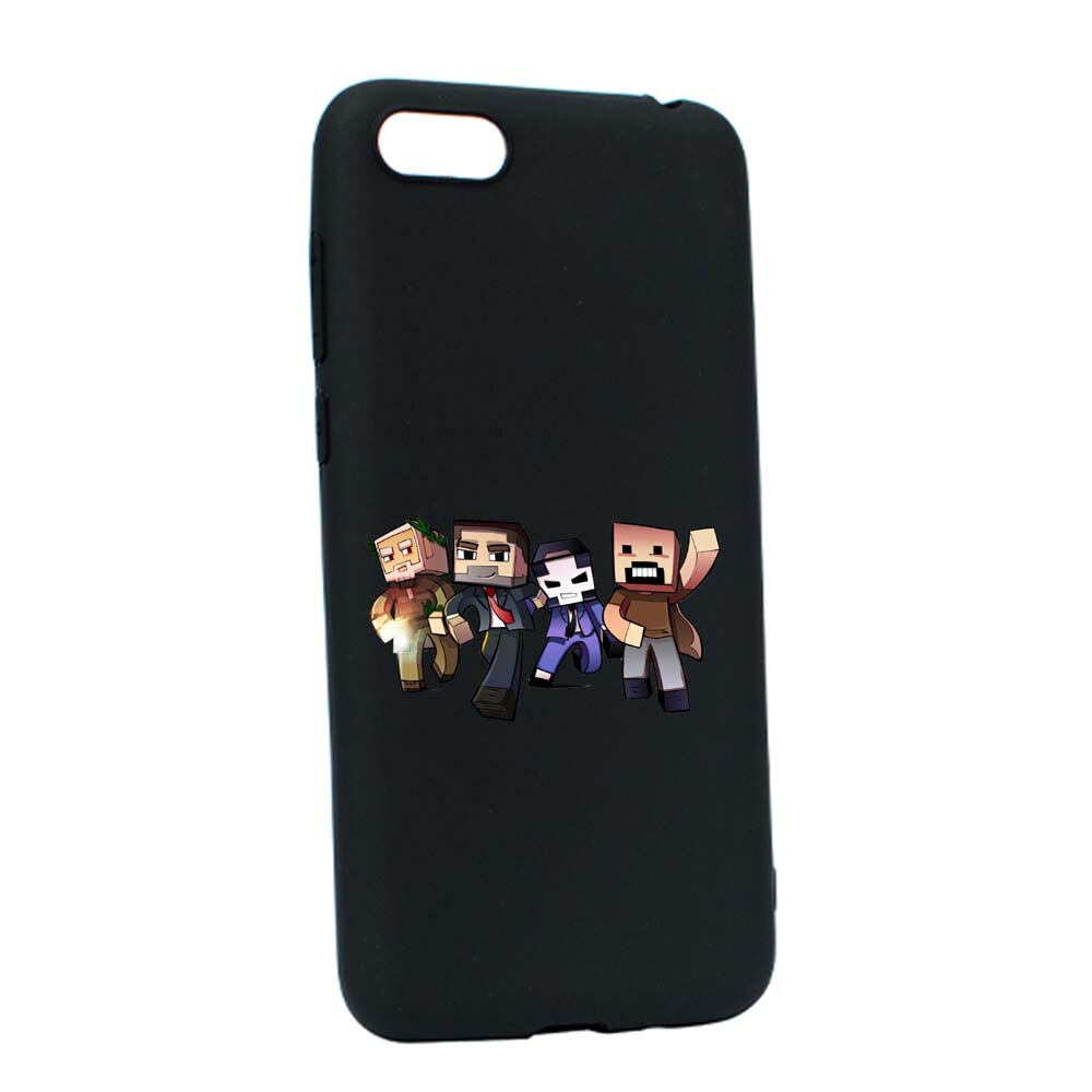 Husa Apple iPhone 6 / 6S, Minecraft, rezistenta la uzura, anti-alunecare, din silicon Premium, B727